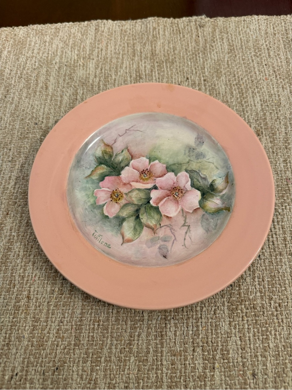 Vintage Martha Stewart Stoneware Plate by Newcor